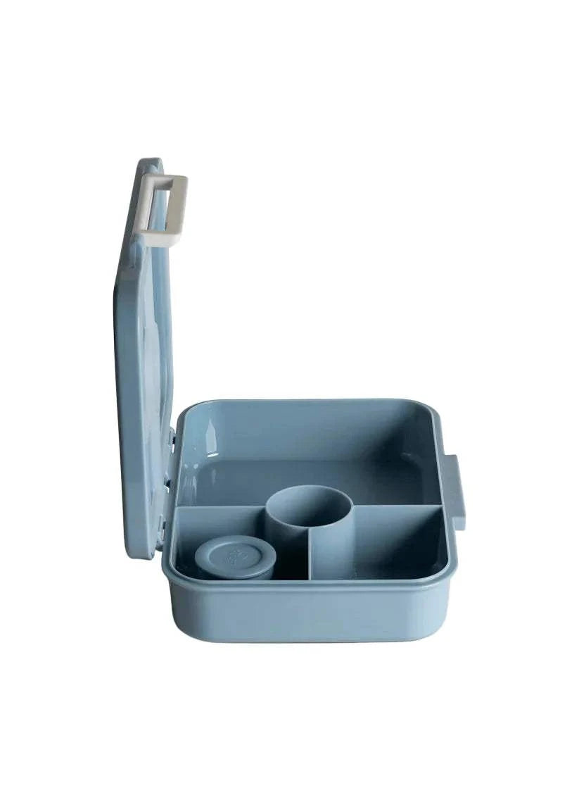 Tritan Lunch Box - 4 Compartments - Spaceship Dusty Blue
