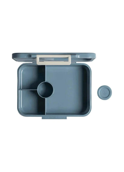 Tritan Lunch Box - 4 Compartments - Spaceship Dusty Blue