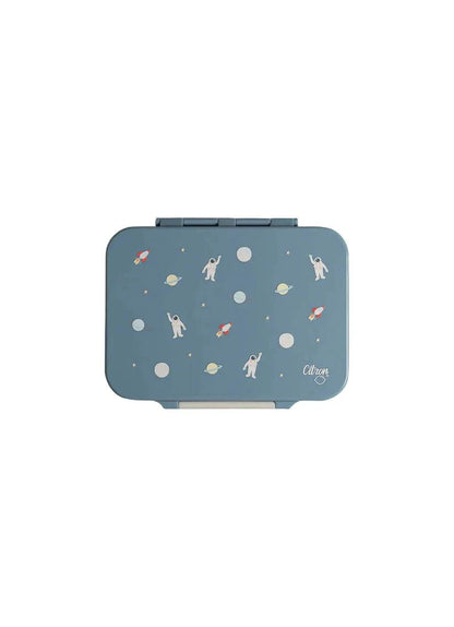 Tritan Lunch Box - 4 Compartments - Spaceship Dusty Blue