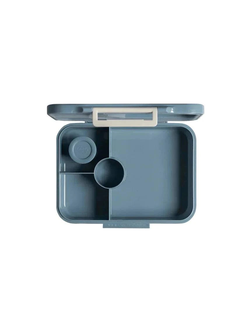 Tritan Lunch Box - 4 Compartments - Spaceship Dusty Blue