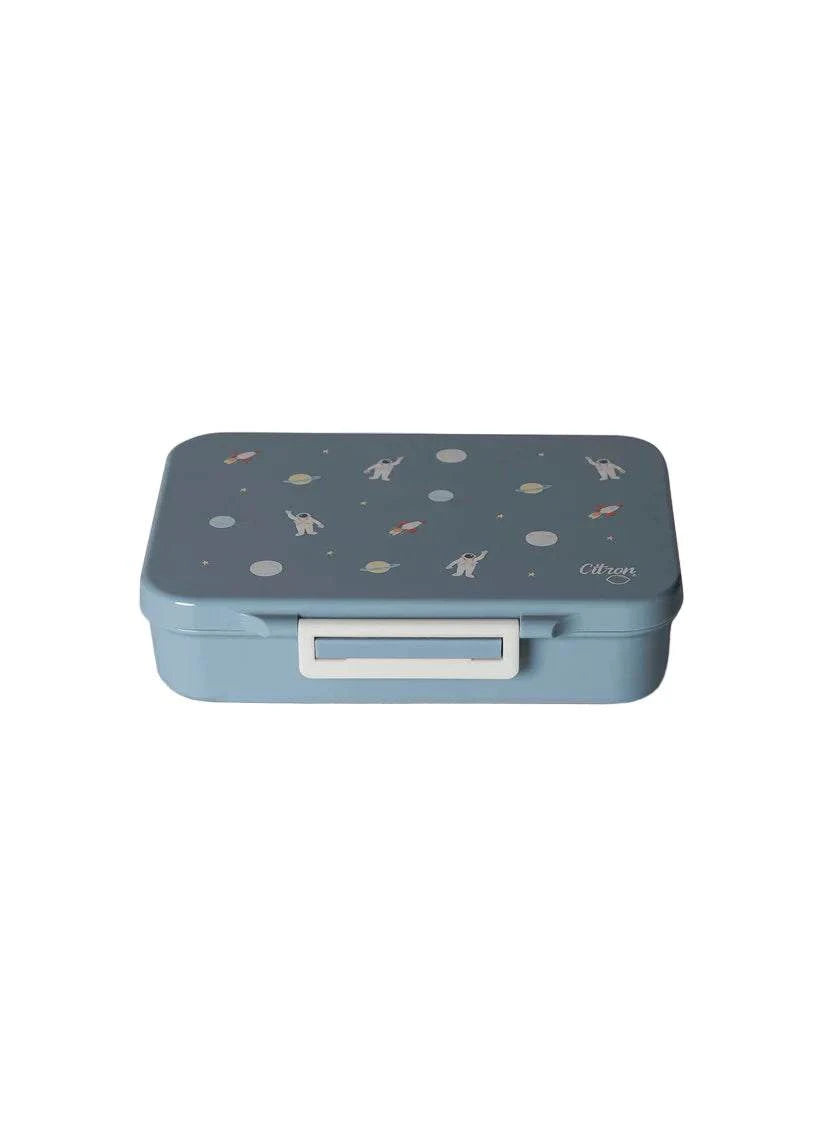 Tritan Lunch Box - 4 Compartments - Spaceship Dusty Blue