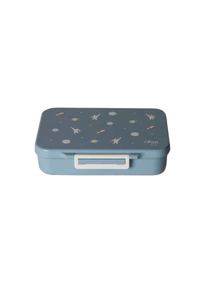 Tritan Lunch Box - 4 Compartments - Spaceship Dusty Blue