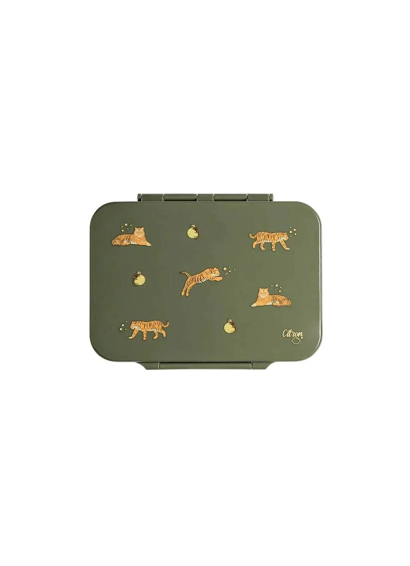 Tritan Lunch Box - 4 Compartments - Tiger | Citron