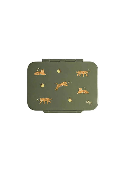 Tritan Lunch Box - 4 Compartments - Tiger | Citron