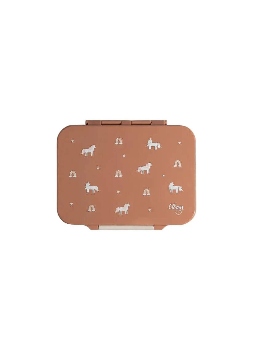 Tritan Lunch Box - 4 Compartments - Unicorn Blush Pink