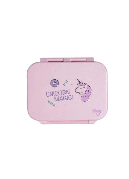 Tritan Snack Box - 3 compartment - Stormy Unicorn