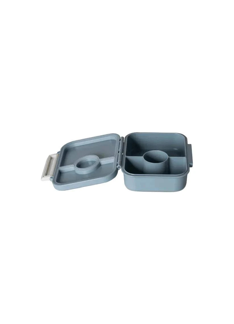 Tritan Snackbox - 3 Compartments - Spaceship Dusty Blue