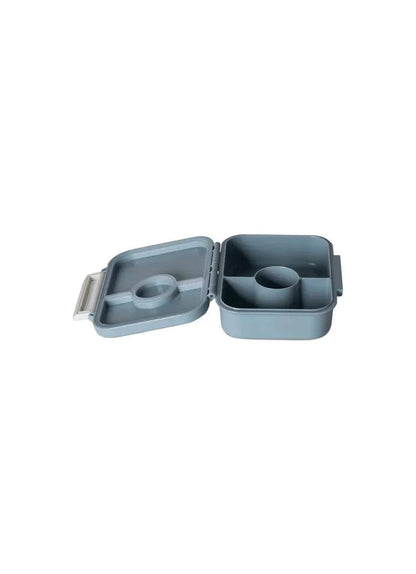 Tritan Snackbox - 3 Compartments - Spaceship Dusty Blue