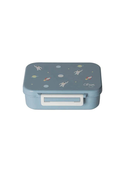 Tritan Snackbox - 3 Compartments - Spaceship Dusty Blue