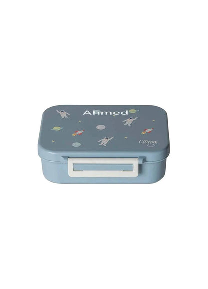 Tritan Snackbox - 3 Compartments - Spaceship Dusty Blue