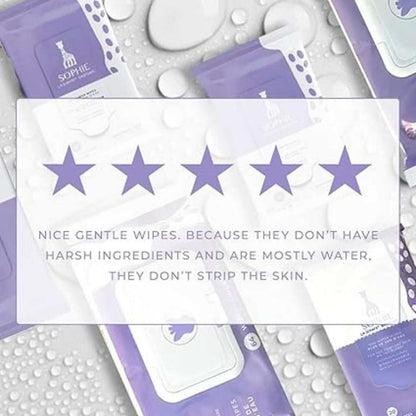Sophie la Girafe Babycare Water Wipes 20 count pack of 48
