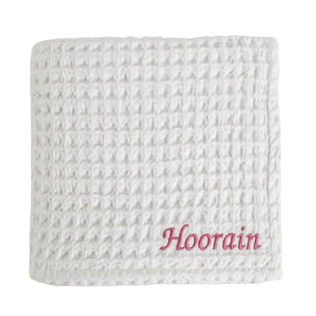 Waffle Lullaby personalised baby blanket – view 15