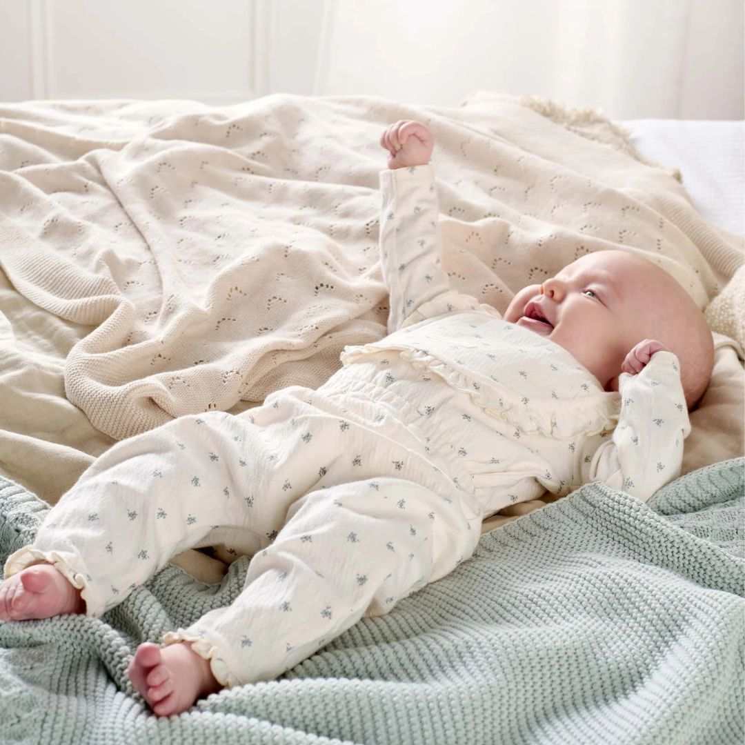 Welcome to the World Ditsy 3 Piece Set Babysuit | Mamas and Papas