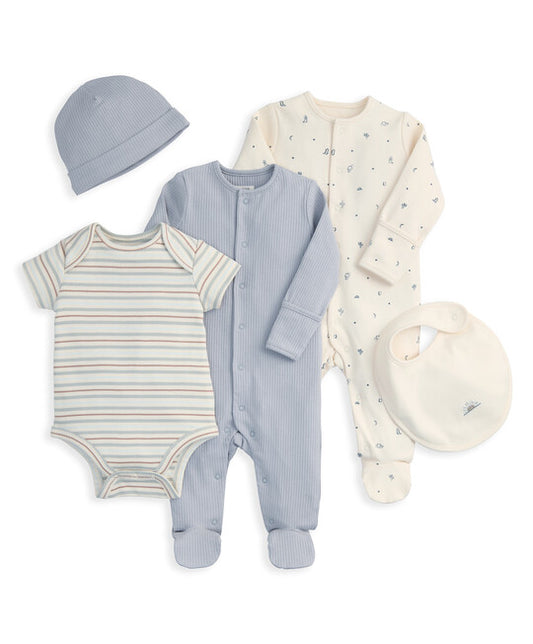 Welcome to the World 5 Piece Baby Clothes Set | Mamas & Papas