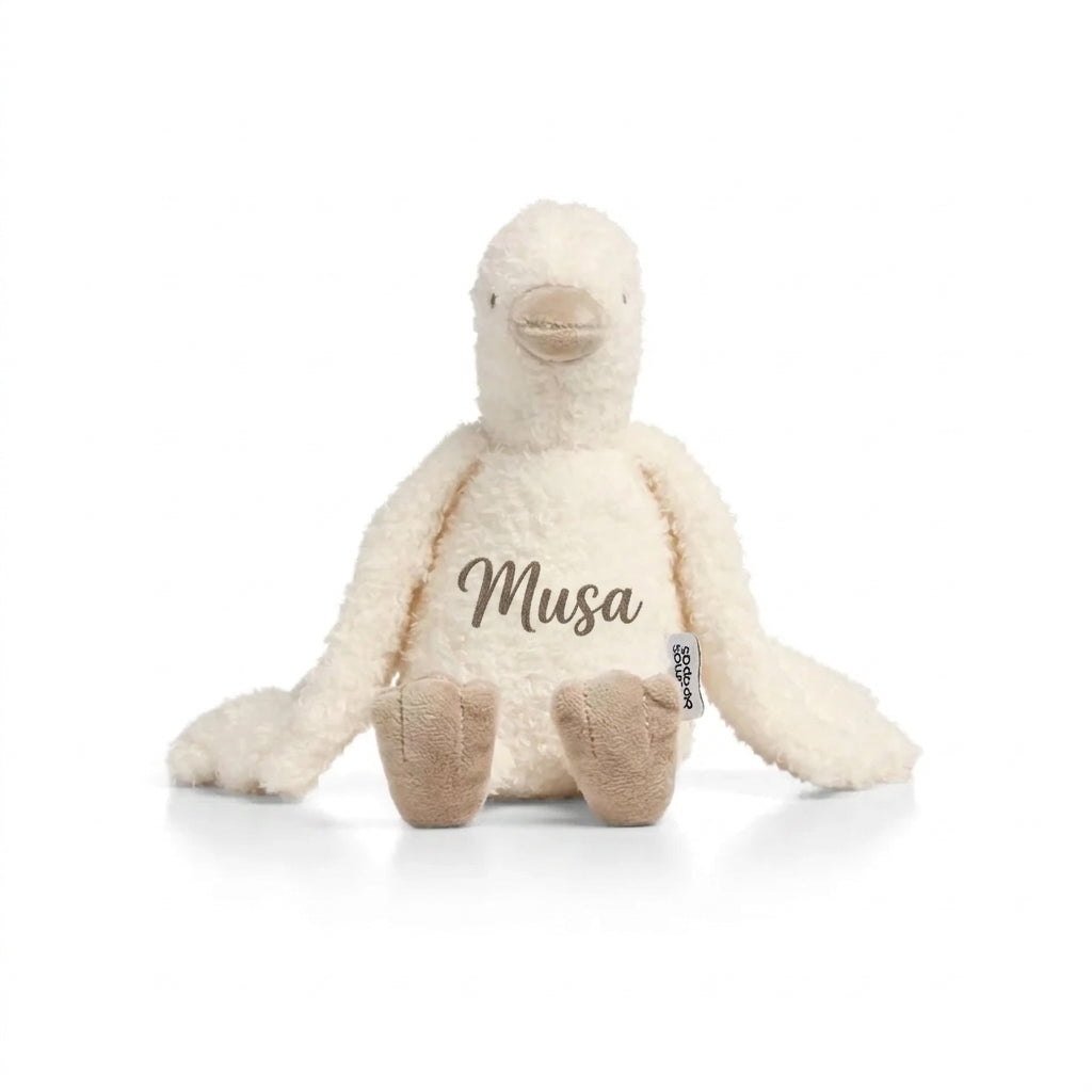 Mamas & Papas Welcome to the World duckling beanie soft toy