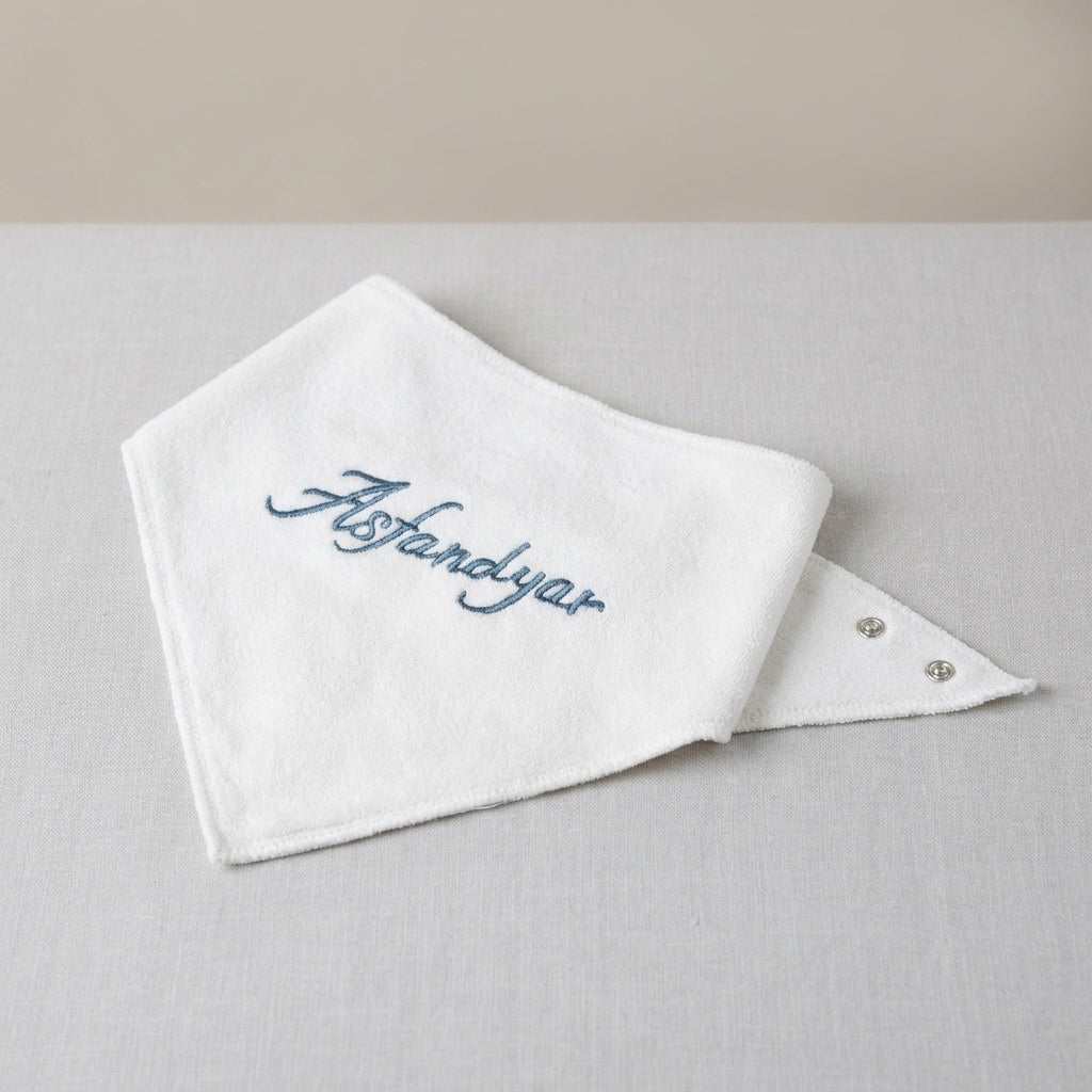 Personalised Baby Dribbler Bib – Soft Jersey, Absorbent & Dribble‑Proof
