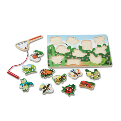 Wooden Magnetic Puzzle Game Bug Catching | Melissa & Doug