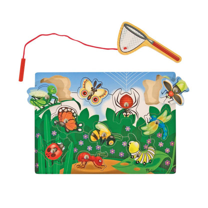 Wooden Magnetic Puzzle Game Bug Catching | Melissa & Doug