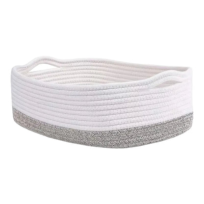 Woven Cotton Rope Storage Basket