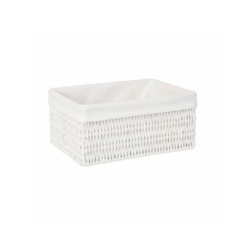 Hand-woven rattan storage basket – view 2