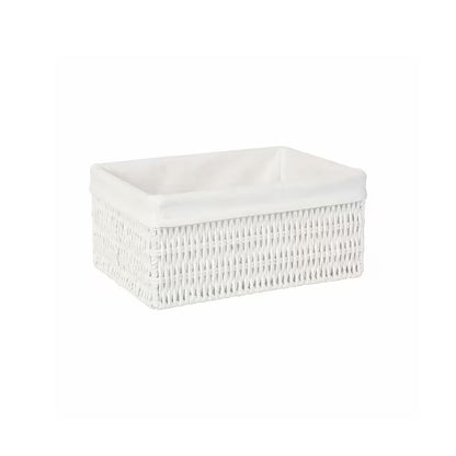Hand-woven rattan storage basket – view 2