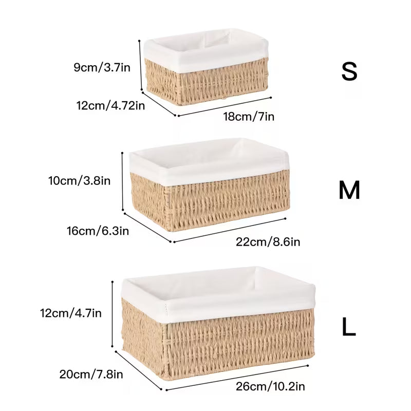 Hand-woven rattan storage basket – view 5