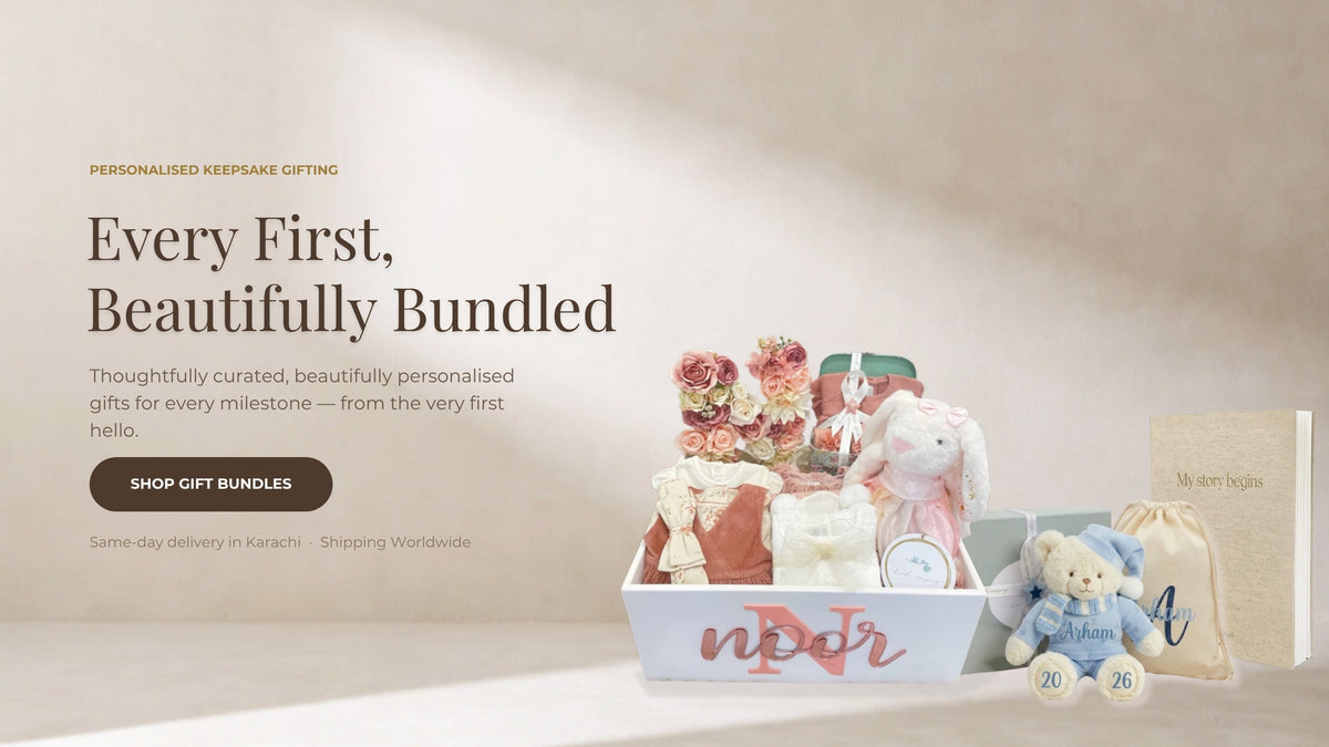 Every First, Beautifully Bundled – personalised keepsake gift bundles by Bundle Company