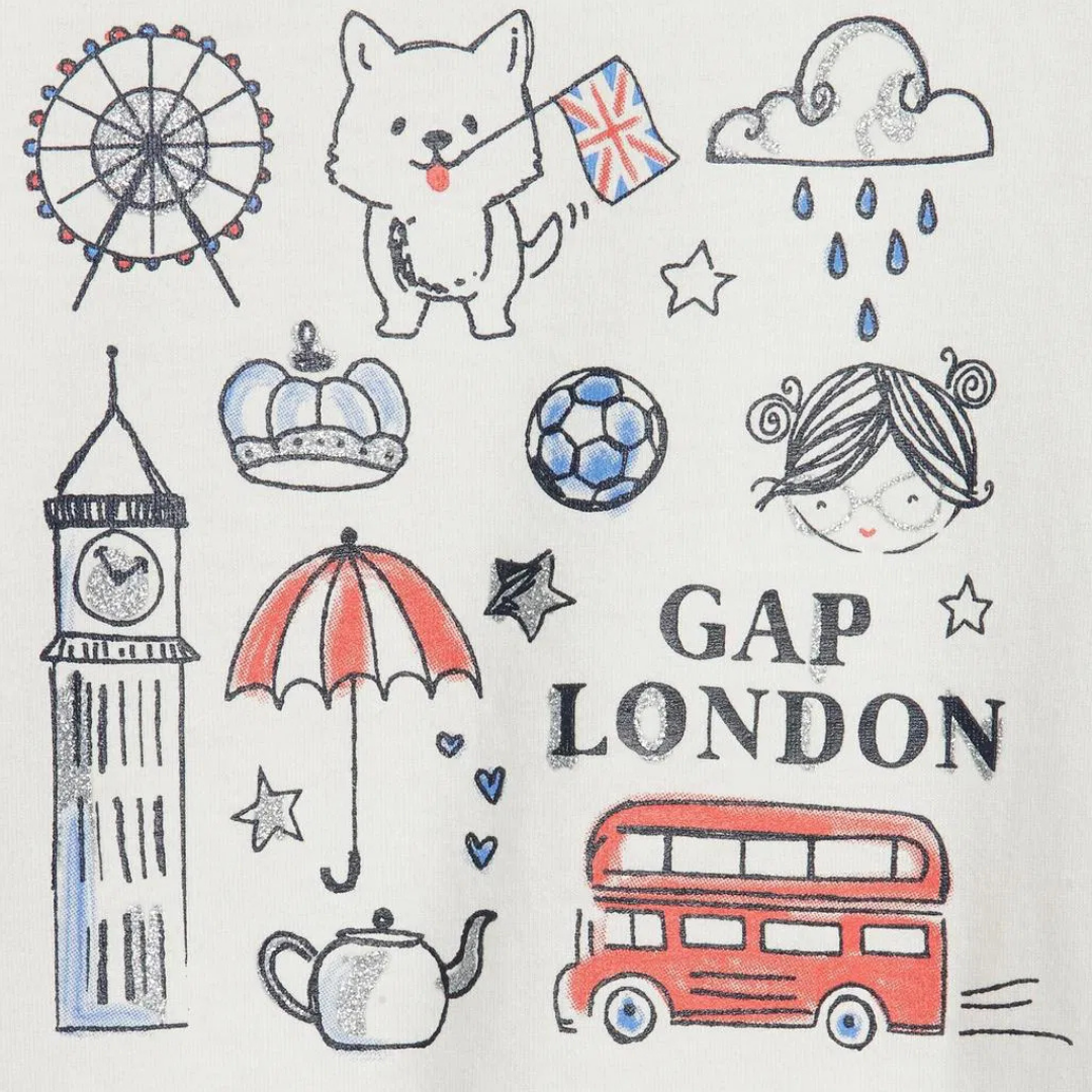 London Graphic Cotton Jersey T-Shirt | Baby GAP