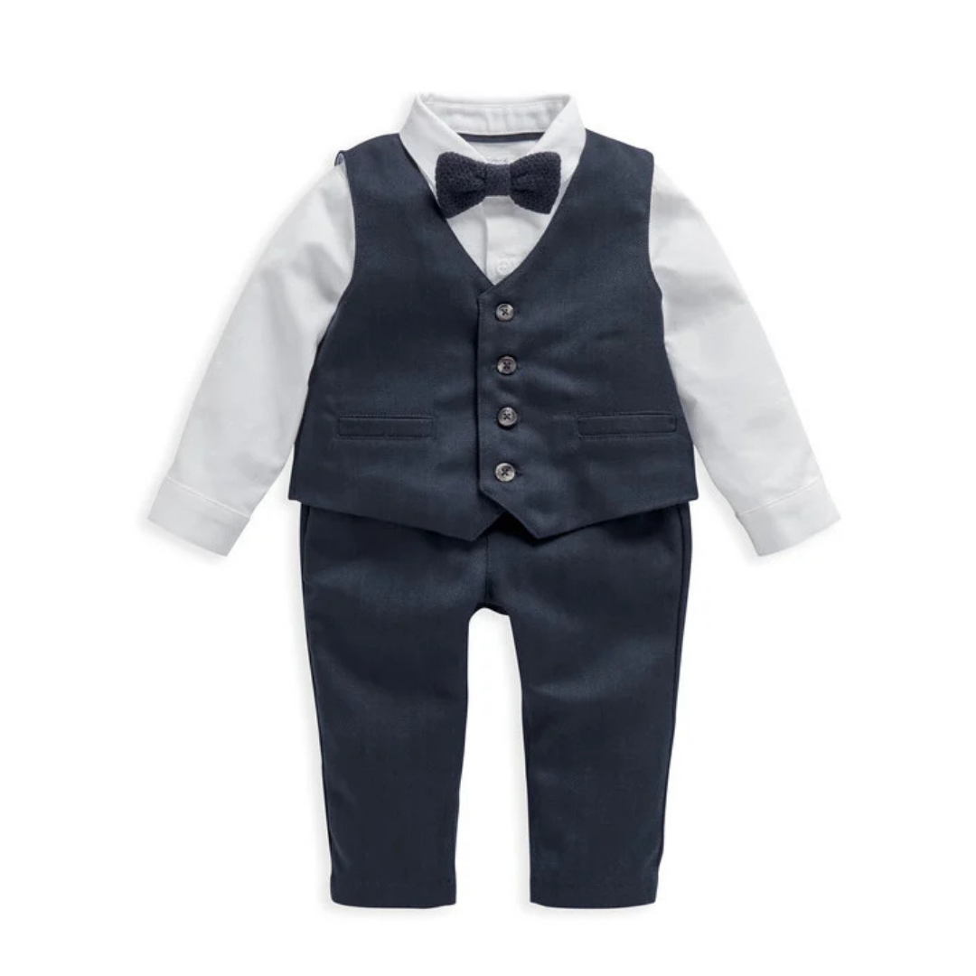 4 Piece Navy Suit | Mamas & Papas