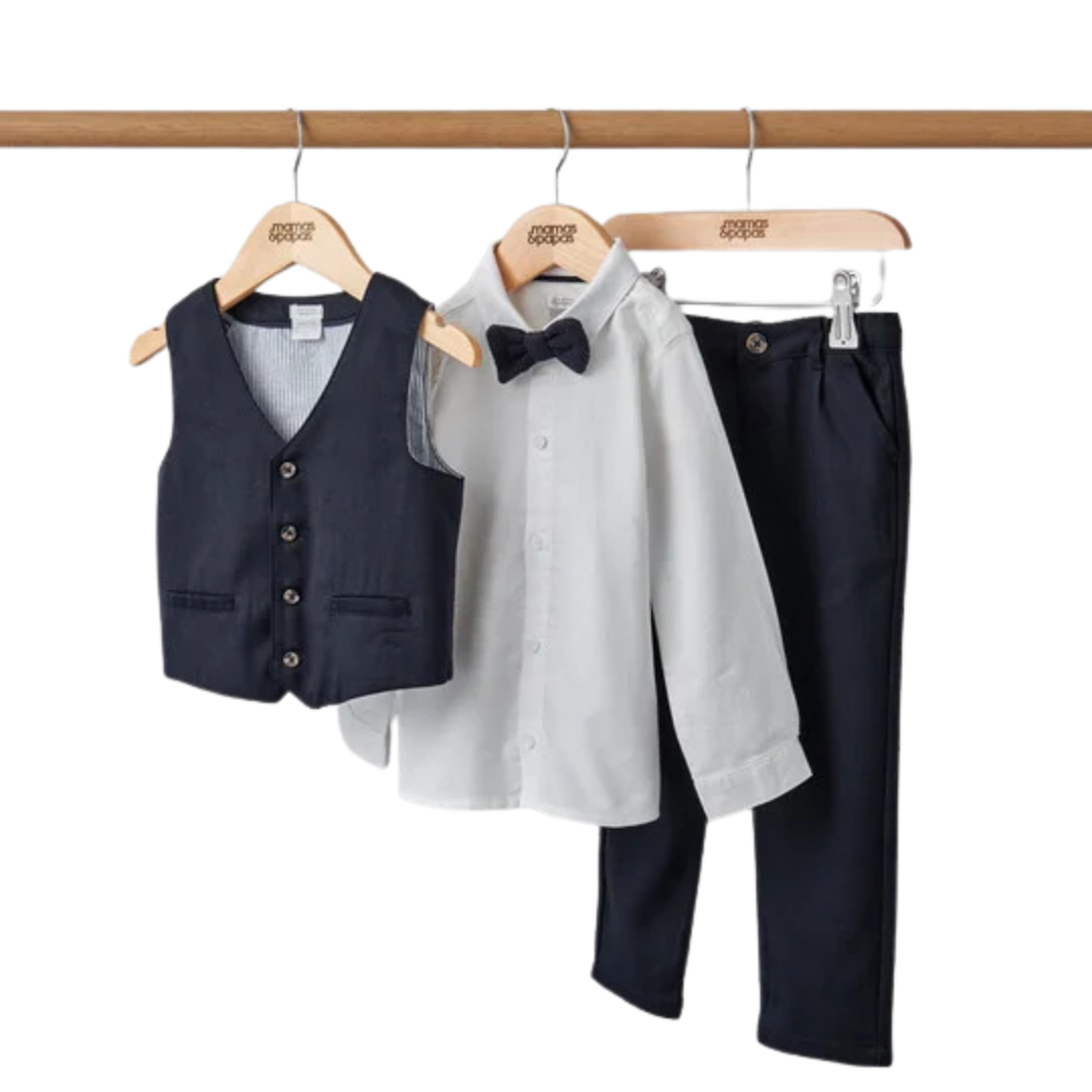 4 Piece Navy Suit | Mamas & Papas