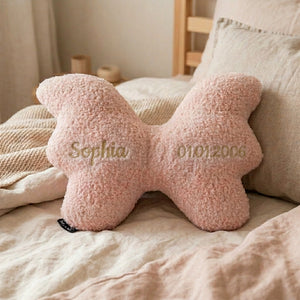 Blush Butterfly Personalised Cushion by MYLU